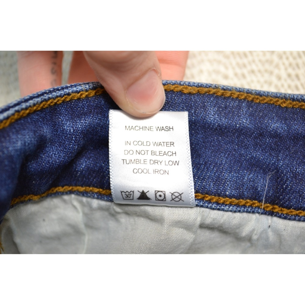 Judy Blue High Rise Mom Jorts Shorts Denim Travel Summer Dark Wash L Stretch - Picture 6 of 6